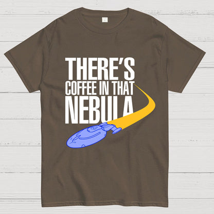 Coffee In That Nebula By Kwamster Geek T-Shirt