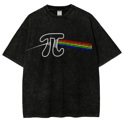 Pi Flow Vintage Distressed T-shirt