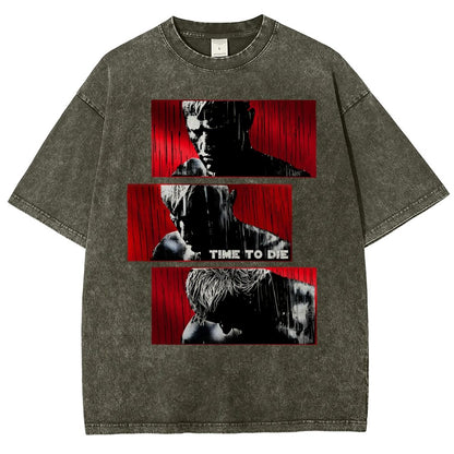 Time to die Vintage Distressed T-shirt