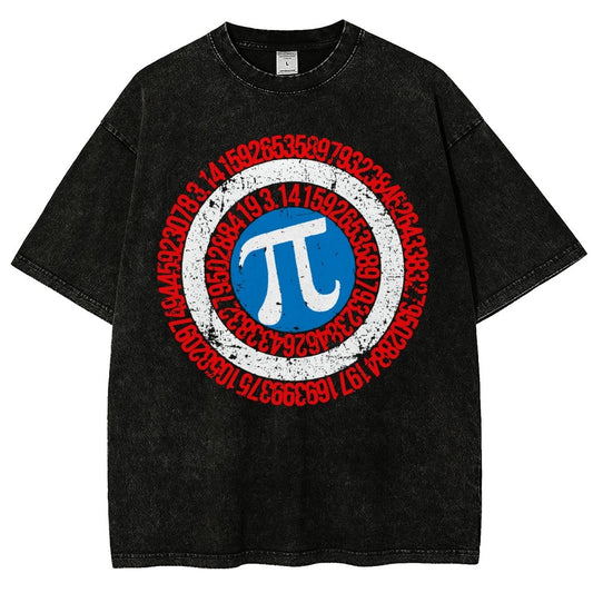 Happy Pi Day Nerd Vintage Distressed T-shirt