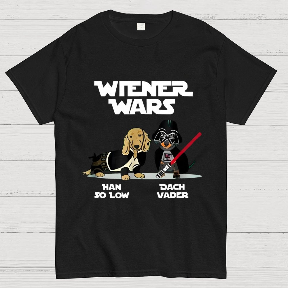 Wiener Wars Funny Dachshund Geek T-Shirt