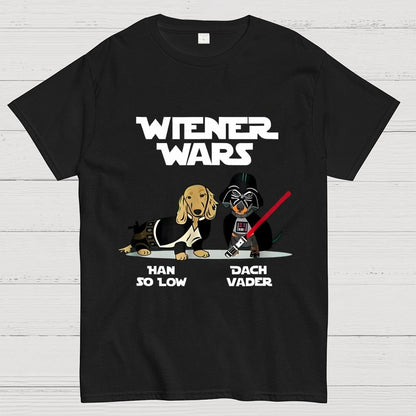 Wiener Wars Funny Dachshund Geek T-Shirt