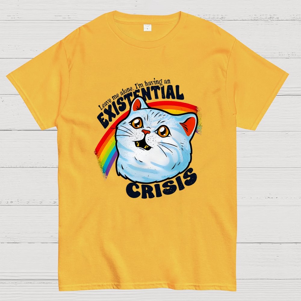 Existential Crisis Cat Geek T-Shirt