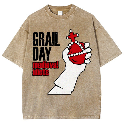 Medieval Idiots Vintage Distressed T-shirt
