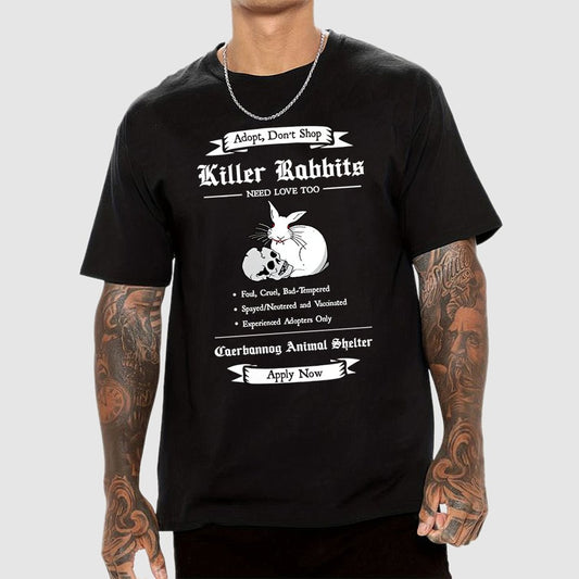 Adopt a Killer Rabbit Geek T-Shirt