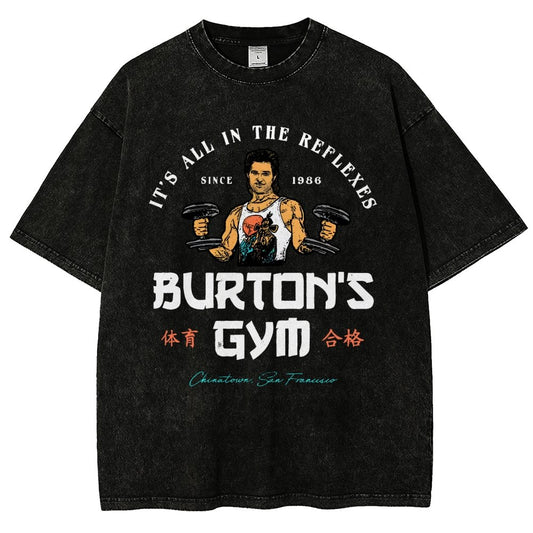 Burton's Gym Vintage Distressed T-shirt