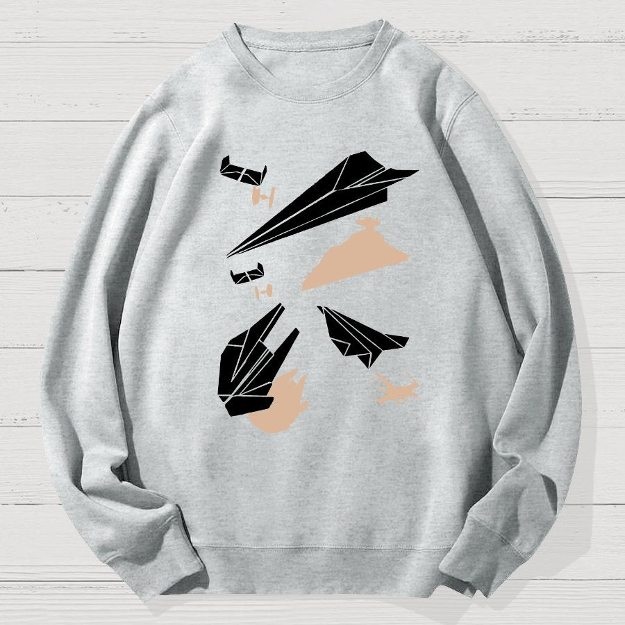 Paper Wars Geek Cotton Sweatshirt
