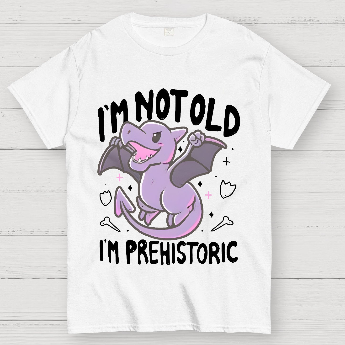I'm Not Old I Am Prehistoric Geek T-Shirt
