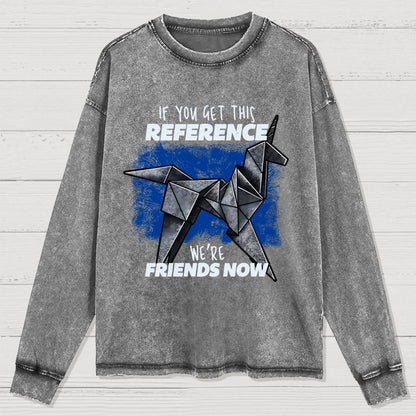 Origami Dreams Washed Long Sleeve Tee
