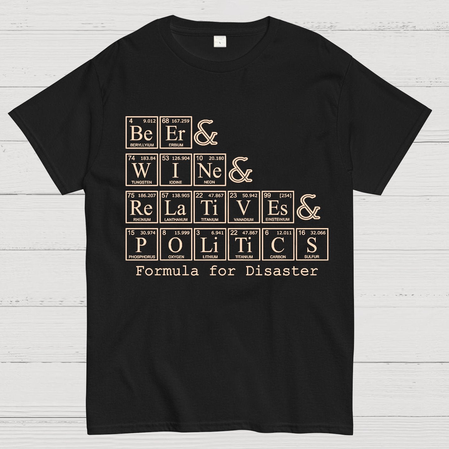 Formula For Disaster Geek T-Shirt