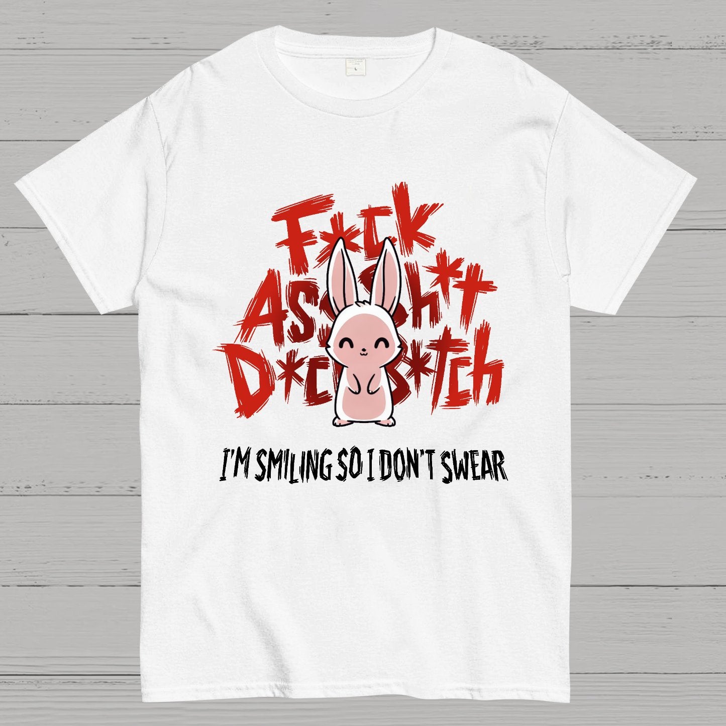 I‘m Smiling So I Don't Swear Geek T-Shirt