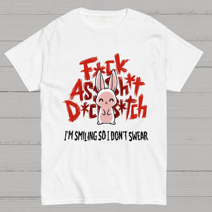 I‘m Smiling So I Don't Swear Geek T-Shirt