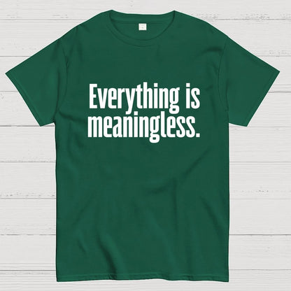 Everything is meaningless. Geek T-Shirt