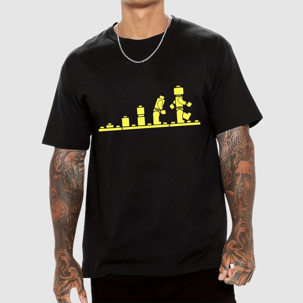 Bricks Evolution Geek T-Shirt