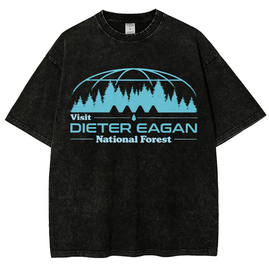 Visit Dieter Eagan National Forest Vintage Distressed T-shirt