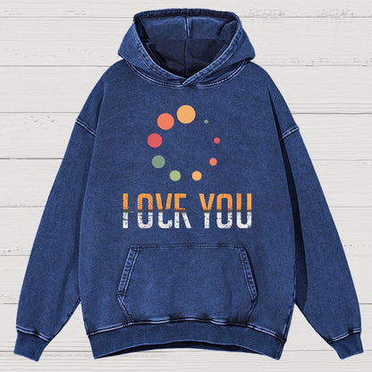 Complex Emotions Loading Vintage Distressed Hoodie