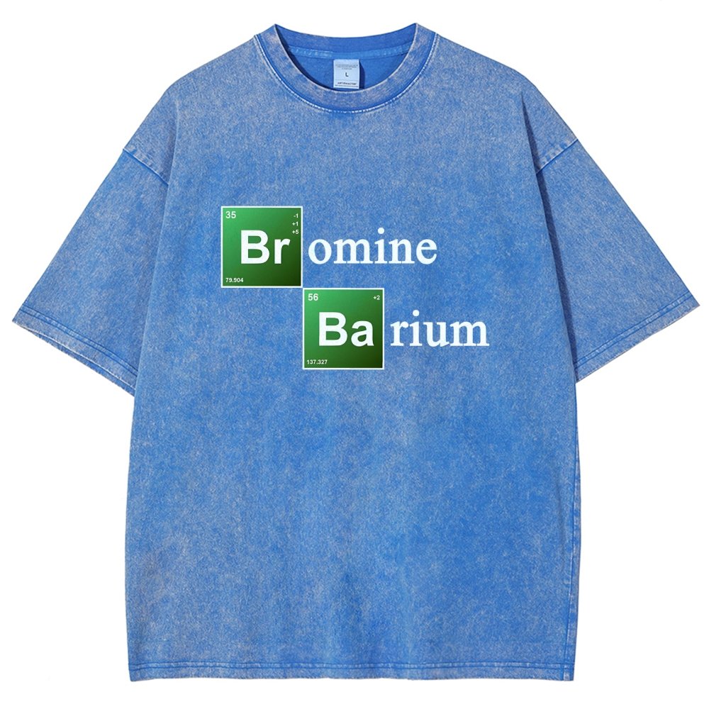 Chemical Adventure Bromine Barium Vintage Distressed T-shirt