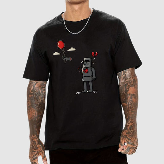 Knight With Balloon Geek T-Shirt