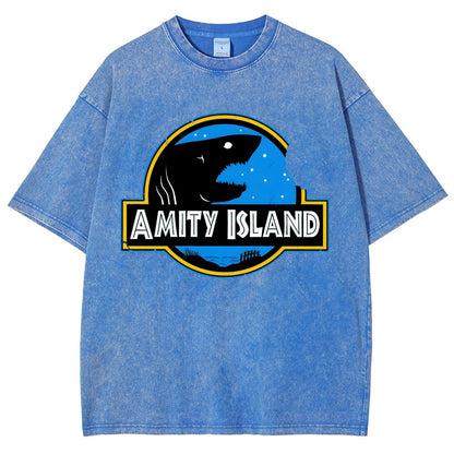 Seaside Town Vintage Distressed T-shirt