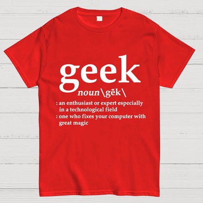 Geek Definition Geeky T-Shirt