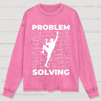 PROBLEM SOLVING Washed Long Sleeve Tee