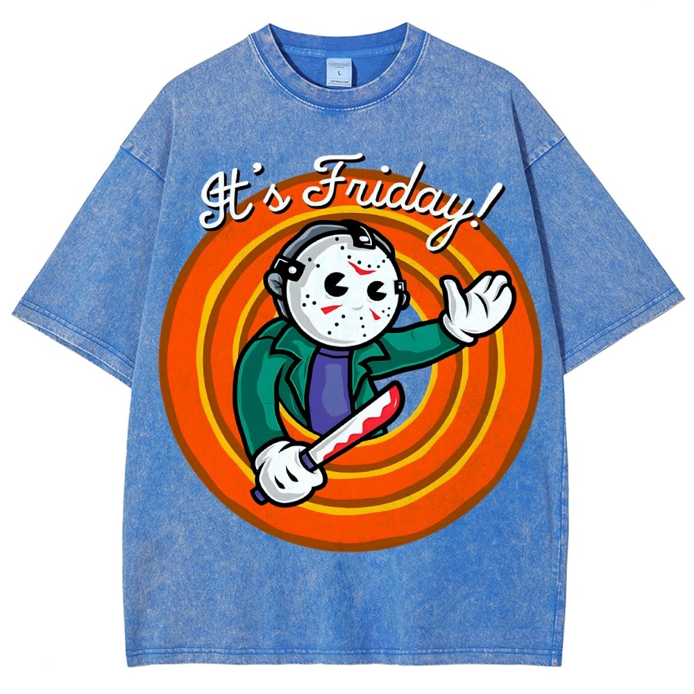 It's Friday Vintage Distressed T-shirt