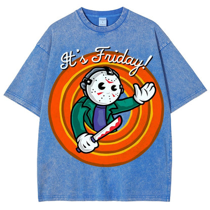 It's Friday Vintage Distressed T-shirt