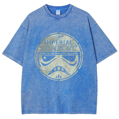 Aiming for Excellence Vintage Distressed T-shirt