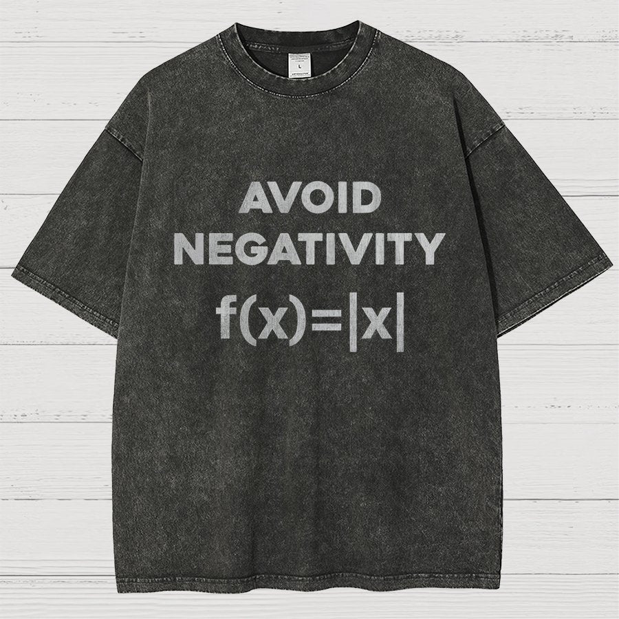 Avoid Negativity Vintage Distressed T-shirt
