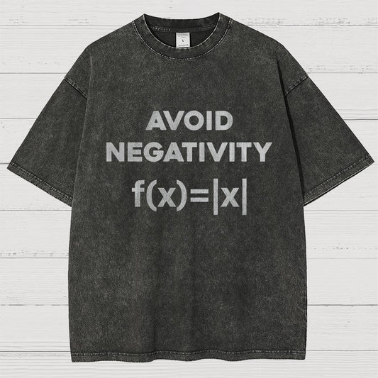 Avoid Negativity Vintage Distressed T-shirt