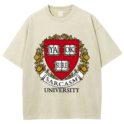 Ivy League Sarcasm Vintage Distressed T-shirt