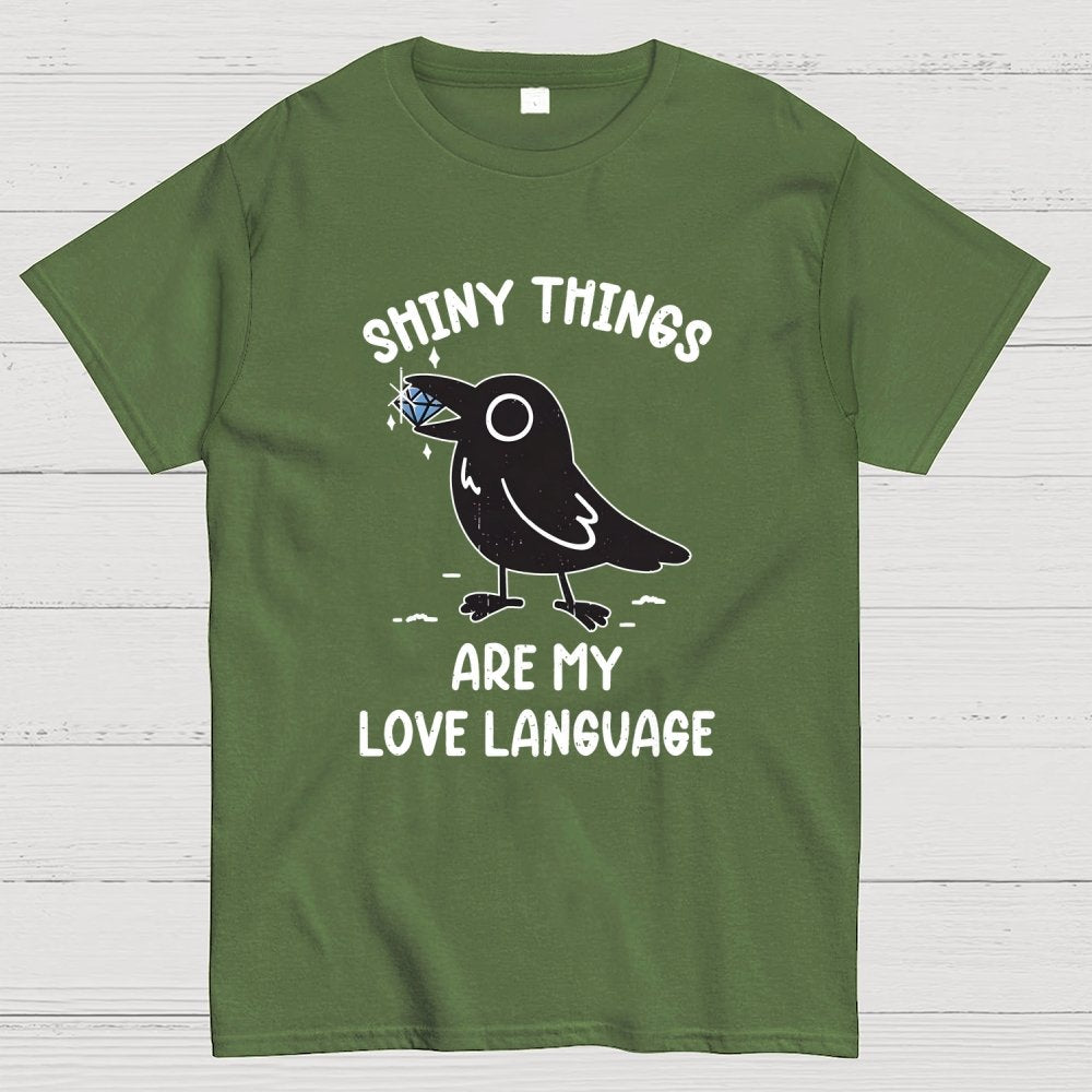 Crow Love Shiny Geek T-Shirt