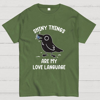 Crow Love Shiny Geek T-Shirt