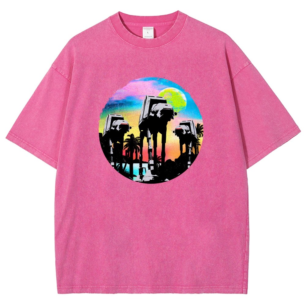 Retro Walker Adventure Vintage Distressed T-shirt