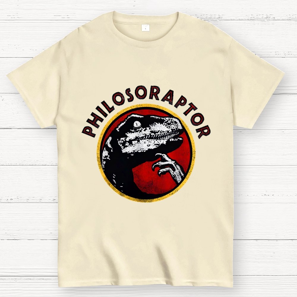 Philosoraptor Meme Funny Velociraptor Dinosaur Geek T-Shirt