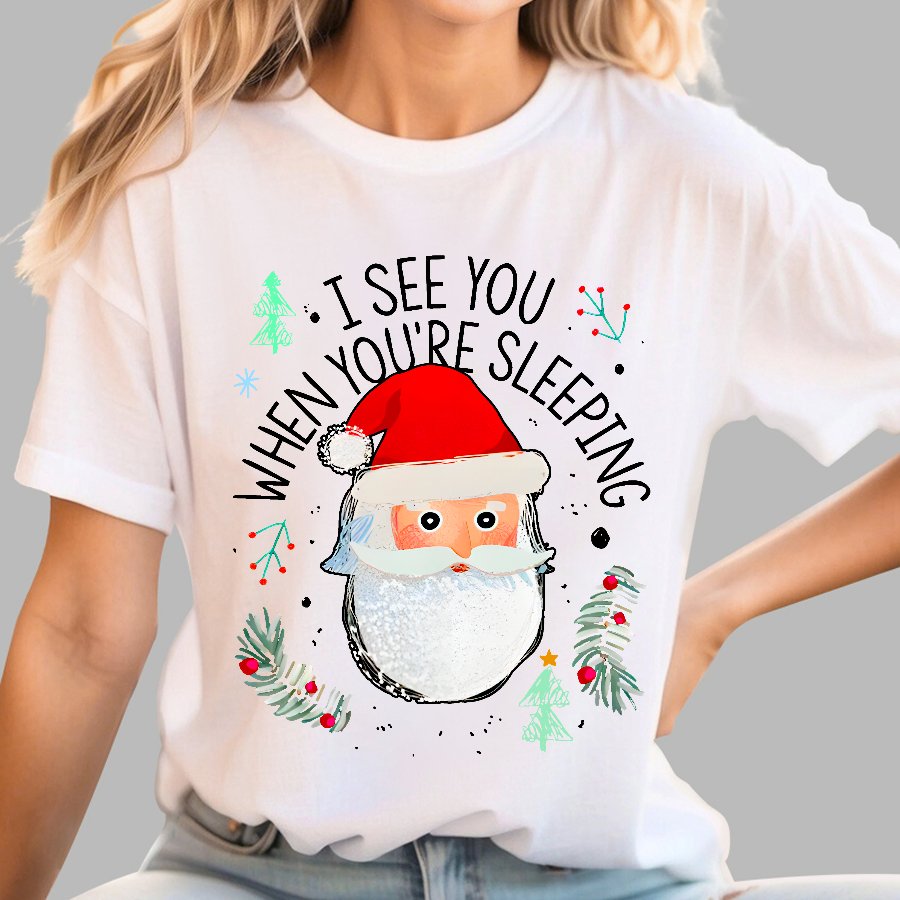 I See You When You're Sleeping Geek T-Shirt