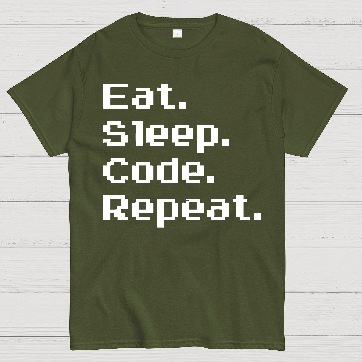 Eat Sleep Code Repeat Geek T-Shirt