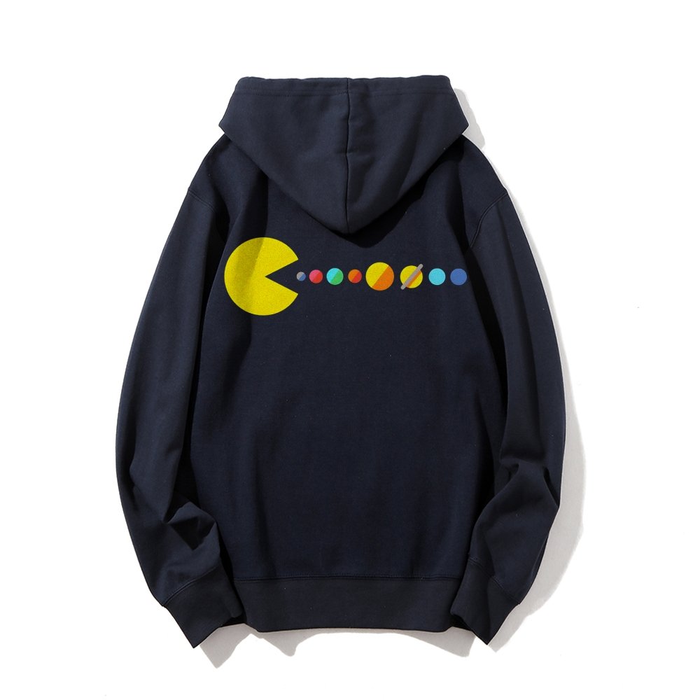 Mister Universe Printed Back Unisex Cotton Hoodie