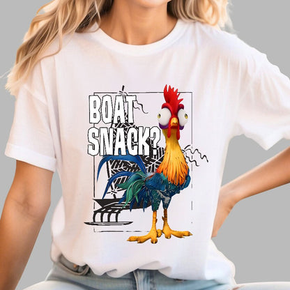 Boat Snack?  Chicken Geek T-Shirt