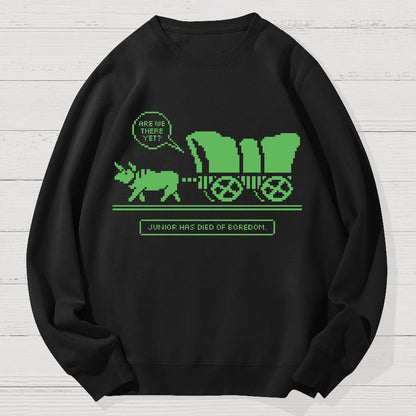 Oregon Road Trip Geek Cotton Sweatshirt
