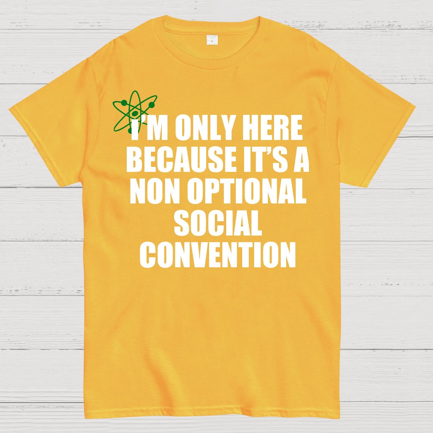 Non Optional Social Convention Geek T-Shirt