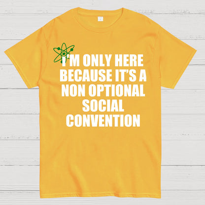 Non Optional Social Convention Geek T-Shirt