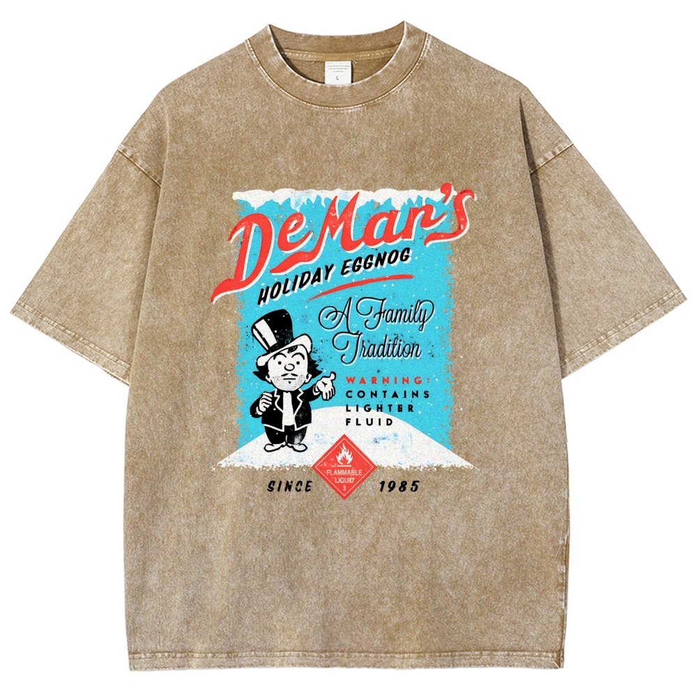 Charles DeMar's Eggnog with Lighter Fluid Vintage Distressed T-shirt