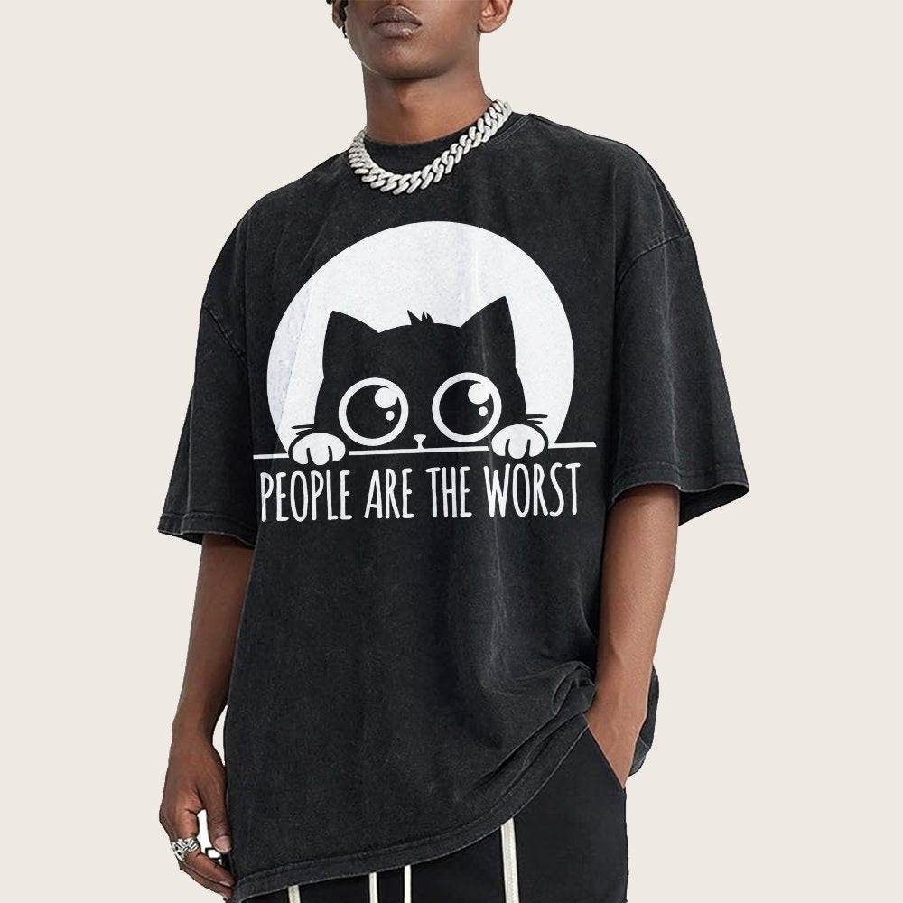 People Are The Worst Vintage Distressed T-shirt