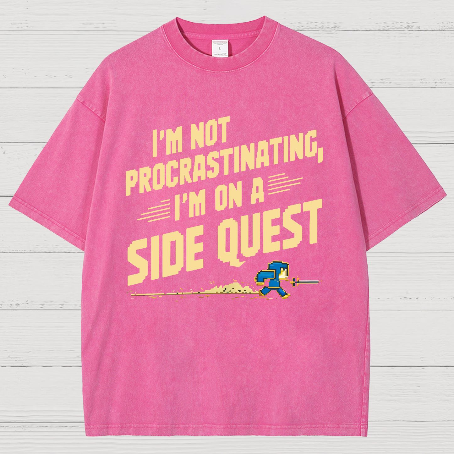 I'm Not Procrastinating, I'm on a Side Quest Vintage Distressed T-shirt