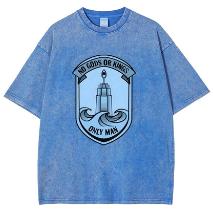 No Gods Or Kings Only Man Vintage Distressed T-shirt