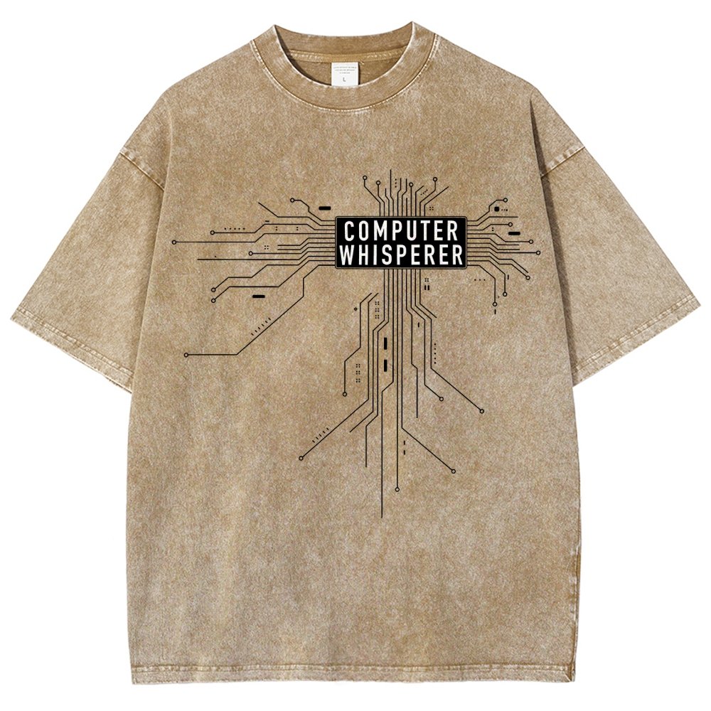 Computer Whisperer Vintage Distressed T-shirt