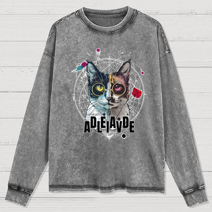 Schrödinger's Cat Washed Long Sleeve Tee