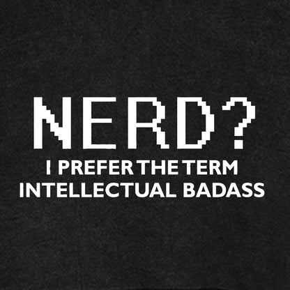 Funny Nerd Vintage Distressed Hoodie