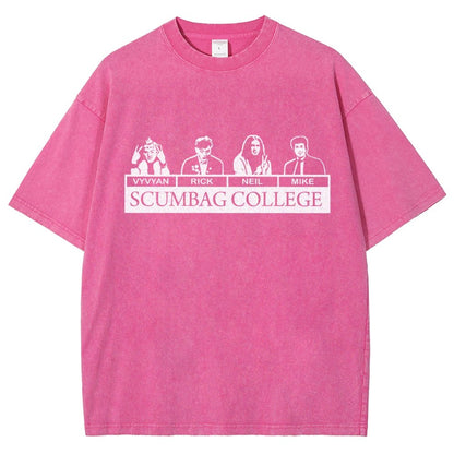 Scumbag College  Vintage Distressed T-shirt 2509000242